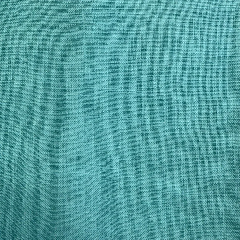 VILEBREQUIN Solid Linen Shirt Mens M Medium Blue Button Up Resort Beachwear - Picture 5 of 8